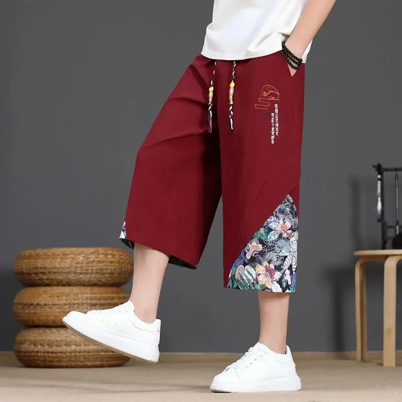 Новые китайские мужские летние тонкие широкие брюки свободного кроя в стиле ретро, прямые брюки-трубы из дышащего полиэстера
Новые китайские мужские летние тонкие широкие брюки свободного кроя в стиле ретро, прямые брюки-трубы из дышащего полиэстера