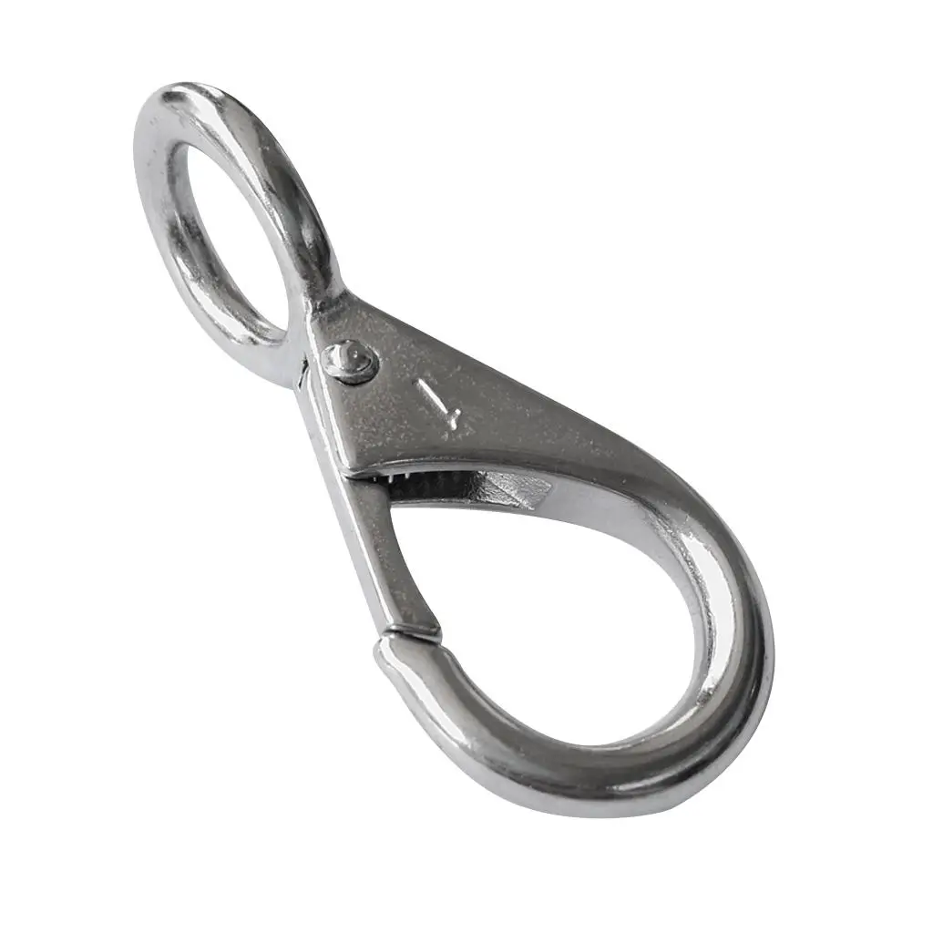 316 Stainless Steel Sail Boat Carabiner Polished Finish Fixed Type Marine Accessory for Boat Stainless Railing
316 Stainless Steel Sail Boat Carabiner Polished Finish Fixed Type Marine Accessory for Boat Stainless Railing