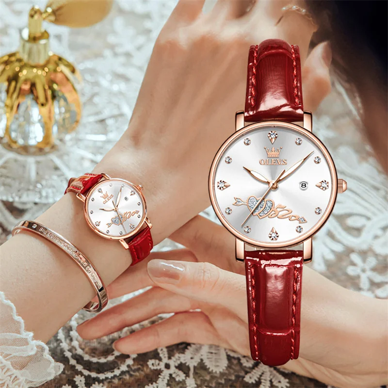 OLEVS женские часы с сердечным узором романтические наручные часы модные женские часы розовые часы для женщин Relogio Feminino Montre Femme
OLEVS женские часы с сердечным узором романтические наручные часы модные женские часы розовые часы для женщин Relogio Feminino Montre Femme