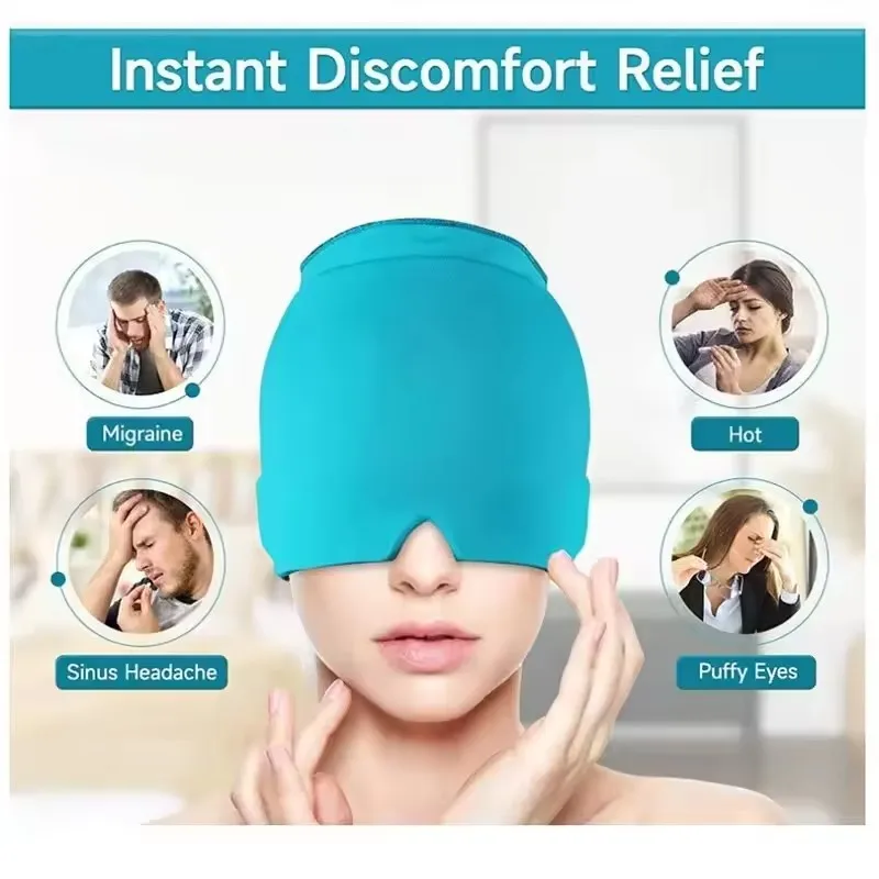 Relief Headgear Migraine Relief Cap Gel Ice Cap Single Layer Headgear Ice Pack Headgear Relief Stretchable Compress Hood
Relief Headgear Migraine Relief Cap Gel Ice Cap Single Layer Headgear Ice Pack Headgear Relief Stretchable Compress Hood