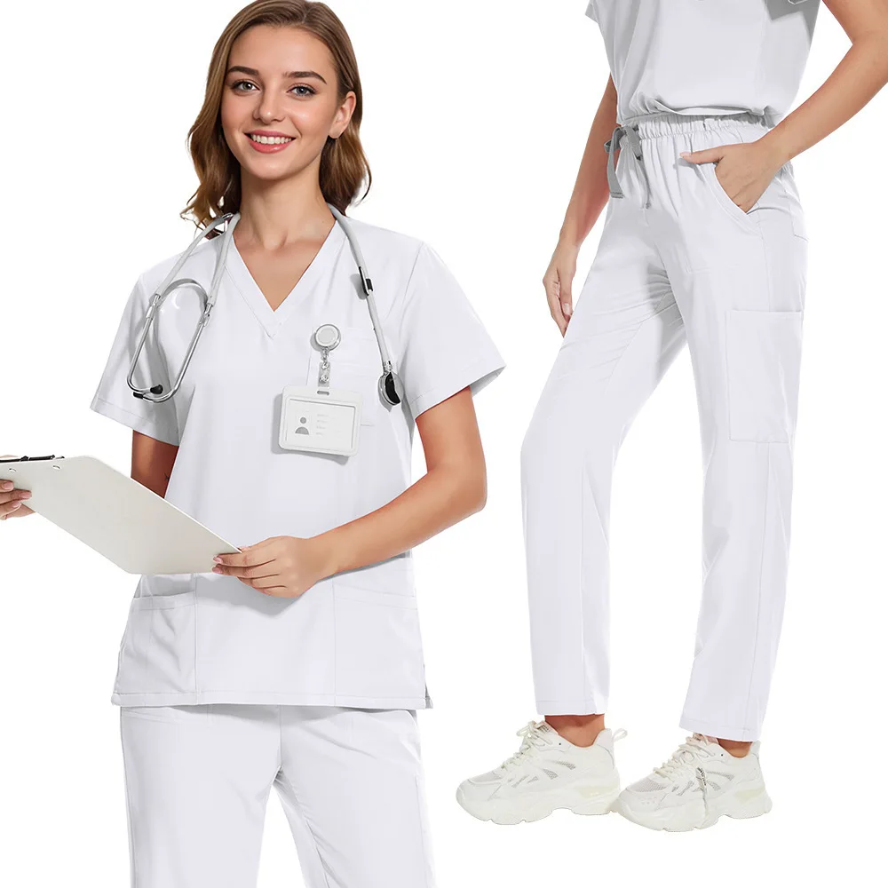 Surgical V-Neck Short Sleeved Hospital Nurse Set, Hand Washing Gown For Men And Women
Surgical V-Neck Short Sleeved Hospital Nurse Set, Hand Washing Gown For Men And Women