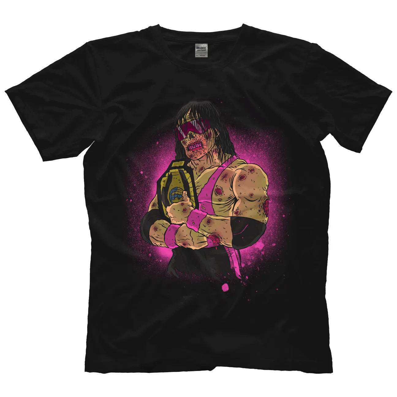 Bret "The Hitman" Hart - Best There Ever Was Zombie T-Shirt
Bret "The Hitman" Hart - Best There Ever Was Zombie T-Shirt