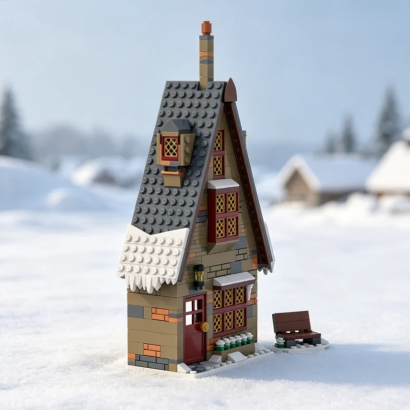 Magical Movie Model MOC Building Bricks Winter Retro Triangle Cottage Modular Technology Gift Holiday Assemble Children Toy Suit
Magical Movie Model MOC Building Bricks Winter Retro Triangle Cottage Modular Technology Gift Holiday Assemble Children Toy Suit