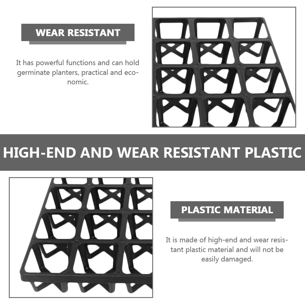 5Pcs Nursery Pot Brackets Strong Plastic Planting Stands Holder for 24-Hole Seedling Tray Germination Sprouting Gardening
5Pcs Nursery Pot Brackets Strong Plastic Planting Stands Holder for 24-Hole Seedling Tray Germination Sprouting Gardening