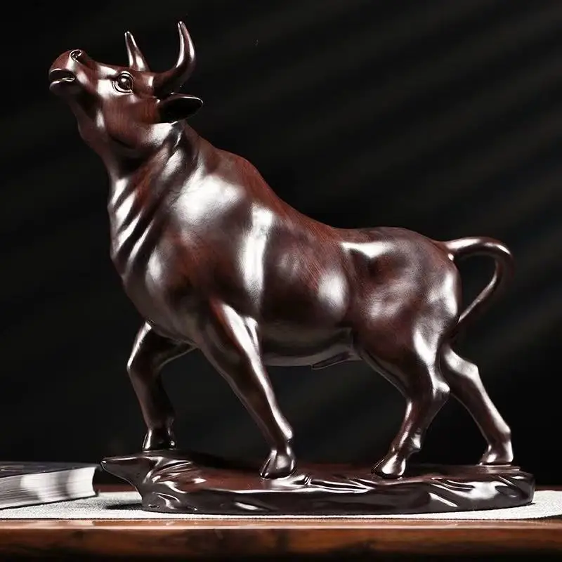 Ebony Carving Zodiac Ox Wealthy Solid Wood Decorative Accessories, Lucky Home Decoration Craft Gifts
Ebony Carving Zodiac Ox Wealthy Solid Wood Decorative Accessories, Lucky Home Decoration Craft Gifts