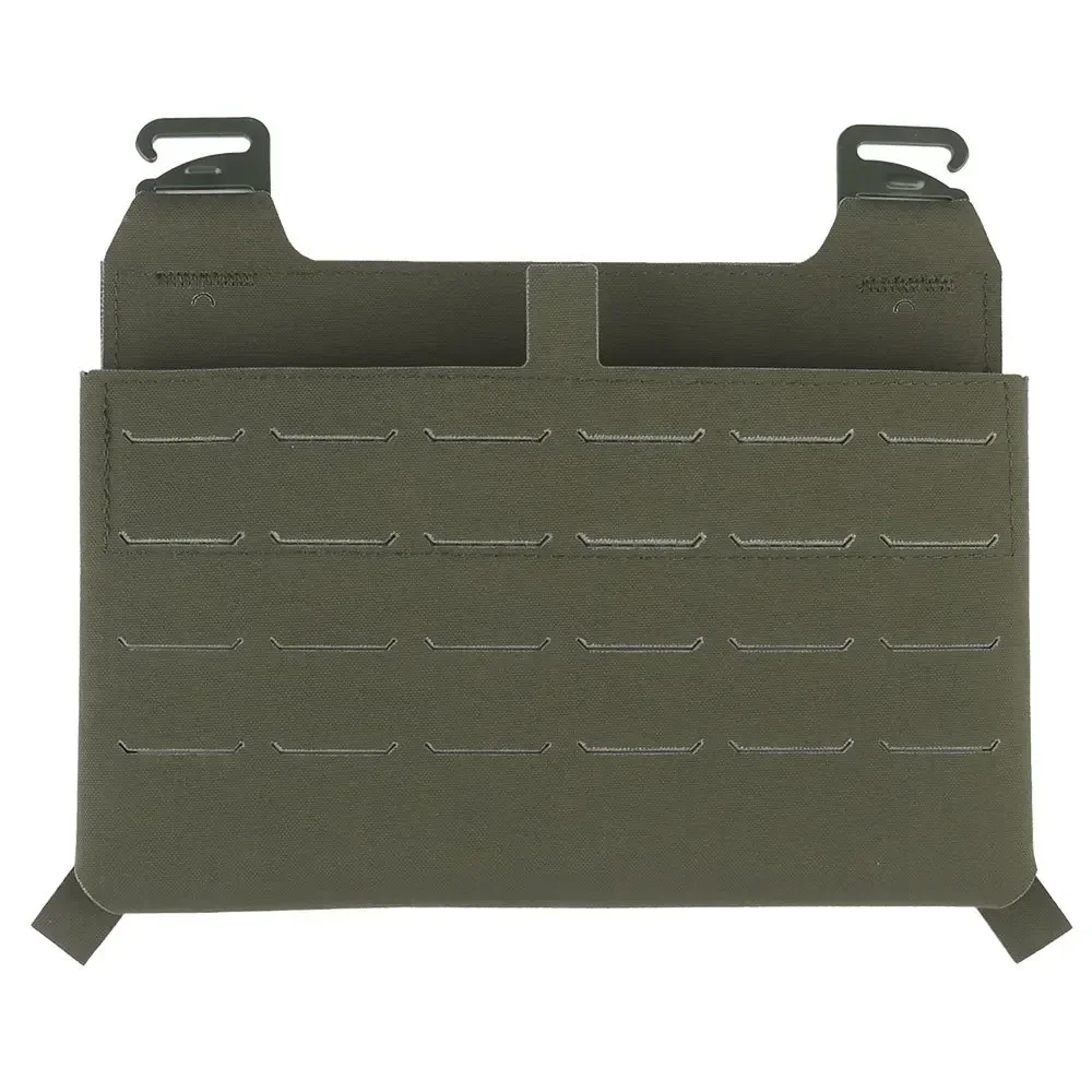 Suitable for outdoor vest chest hanging with front mounted G-buckle panel MOLLE laser cutting surface
Suitable for outdoor vest chest hanging with front mounted G-buckle panel MOLLE laser cutting surface
