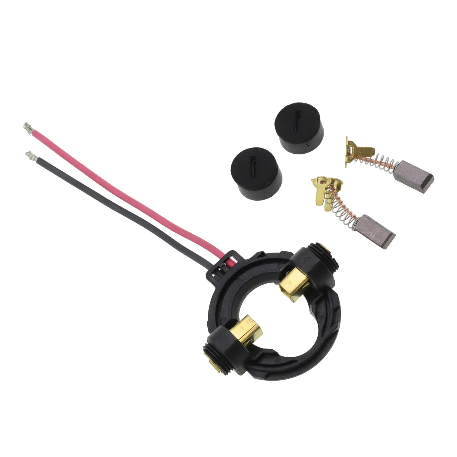 Set of Carbon Brushes and Holder Cap Parts for G18DSL G18DL DV18DSDL DV18DL2 DS18DSDL DS18DL2 (2 Brushes + 1 Holder + 2 Cap)
Set of Carbon Brushes and Holder Cap Parts for G18DSL G18DL DV18DSDL DV18DL2 DS18DSDL DS18DL2 (2 Brushes + 1 Holder + 2 Cap)