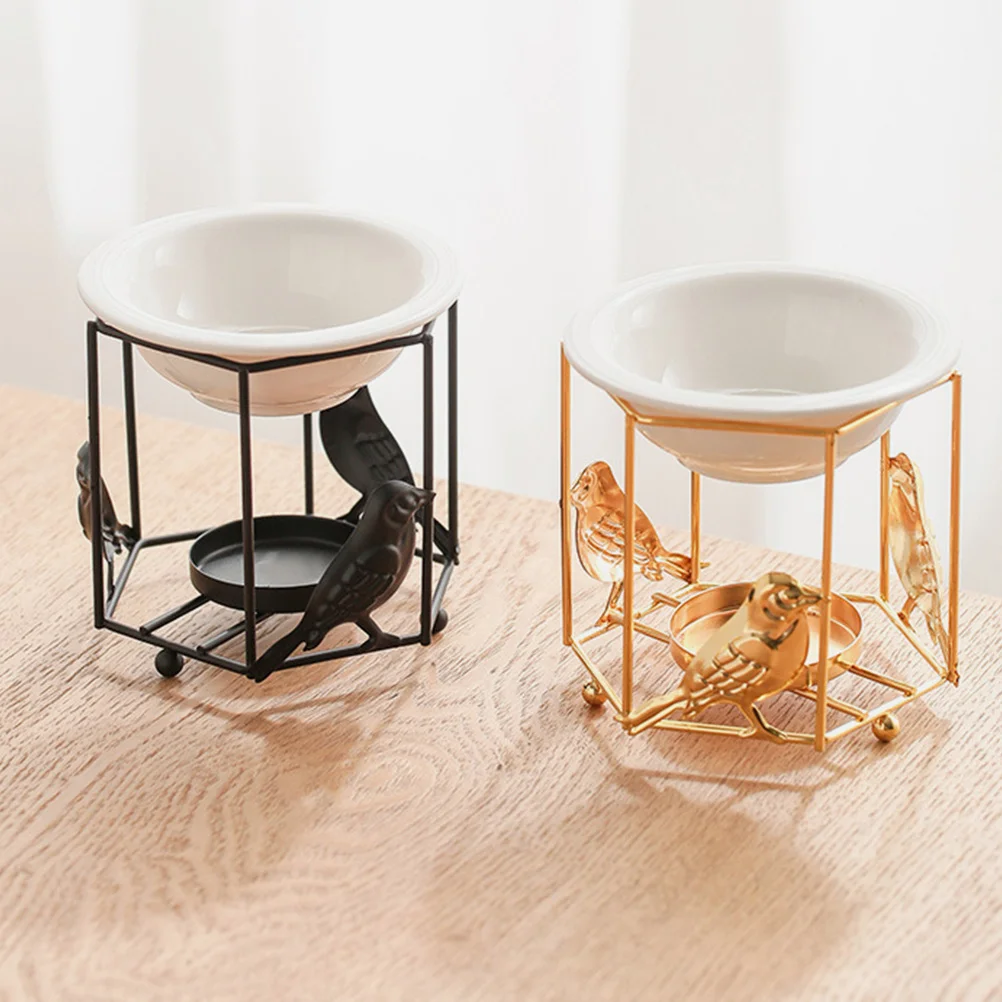 Essential Oil Burner Iron Frame Elegant Aroma Heating Burner Aromatherapy Holder Decorative Tealight Warmer for Home
Essential Oil Burner Iron Frame Elegant Aroma Heating Burner Aromatherapy Holder Decorative Tealight Warmer for Home
