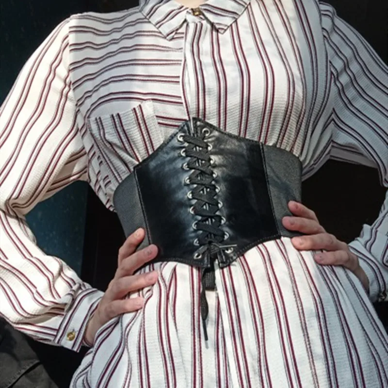 Fashion Corset Wide Belts Pu Leather Slimming Body Waistband For Women Elastic Waist Belt Cinto Feminino Ceinture Femme
Fashion Corset Wide Belts Pu Leather Slimming Body Waistband For Women Elastic Waist Belt Cinto Feminino Ceinture Femme