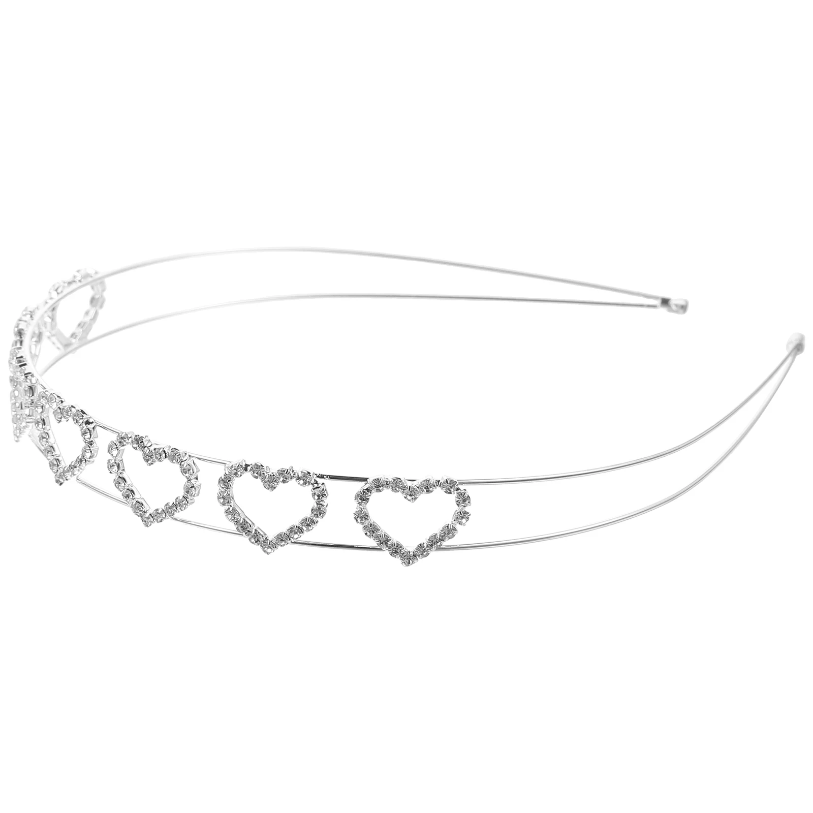 Rhinestone Heart Headband Hair Accessories Girls Lightweight Double Layered Women Teen Valentines Parties Weddings
Rhinestone Heart Headband Hair Accessories Girls Lightweight Double Layered Women Teen Valentines Parties Weddings