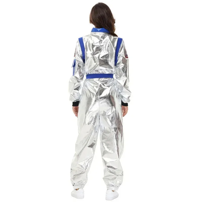 Adult Men Women Space Astronaut Cosplay Clothing Spacesuit Jumpsuit Halloween Cosplay Party Costumes Couples Pilot Uniform Su
Adult Men Women Space Astronaut Cosplay Clothing Spacesuit Jumpsuit Halloween Cosplay Party Costumes Couples Pilot Uniform Su