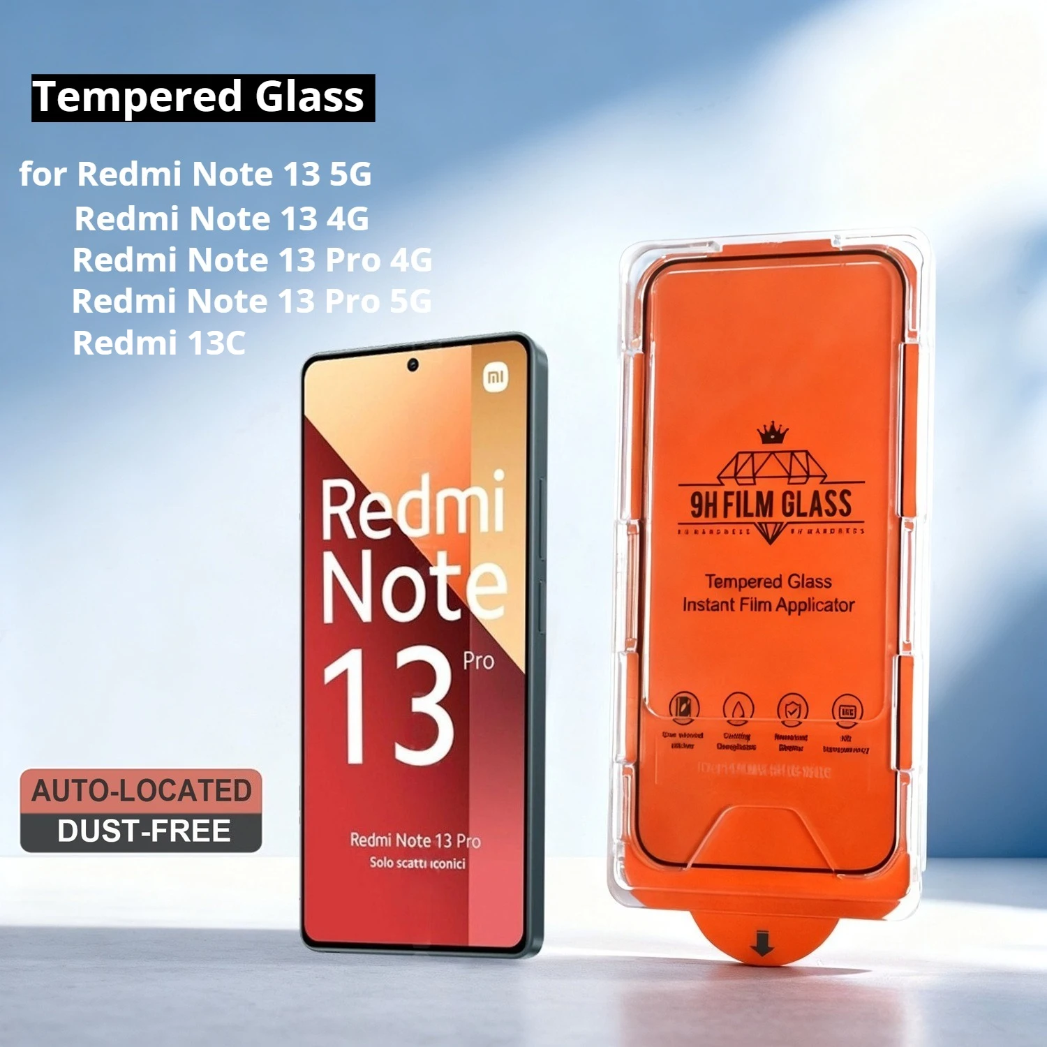2Pcs Tempered Glass Screen Protector For Xiaomi Redmi Note 13 Pro 5G Redmi 13C 4G Tempered Glass Easy Installation Kit
2Pcs Tempered Glass Screen Protector For Xiaomi Redmi Note 13 Pro 5G Redmi 13C 4G Tempered Glass Easy Installation Kit