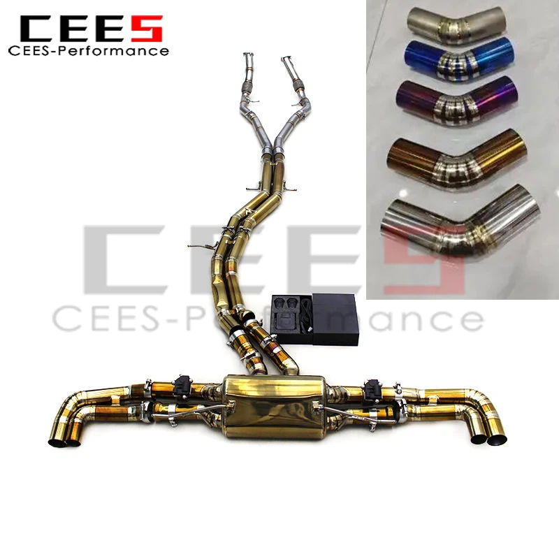 cees Gold Catback Exhaust System for Audi RS Q8/RSQ8/Q8 (2019-2023) Sport Sound Racing Escape Valve Muffler with Pipes
cees Gold Catback Exhaust System for Audi RS Q8/RSQ8/Q8 (2019-2023) Sport Sound Racing Escape Valve Muffler with Pipes