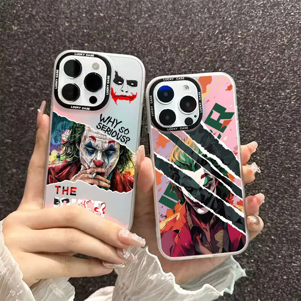 Funny Fear Hot Joker Cartoon Phone Case for iPhone 15 14 13 12 11 Pro Max X XR XSMax 7 8 Plus Matte Aurora Laser Gradient Cover
Funny Fear Hot Joker Cartoon Phone Case for iPhone 15 14 13 12 11 Pro Max X XR XSMax 7 8 Plus Matte Aurora Laser Gradient Cover