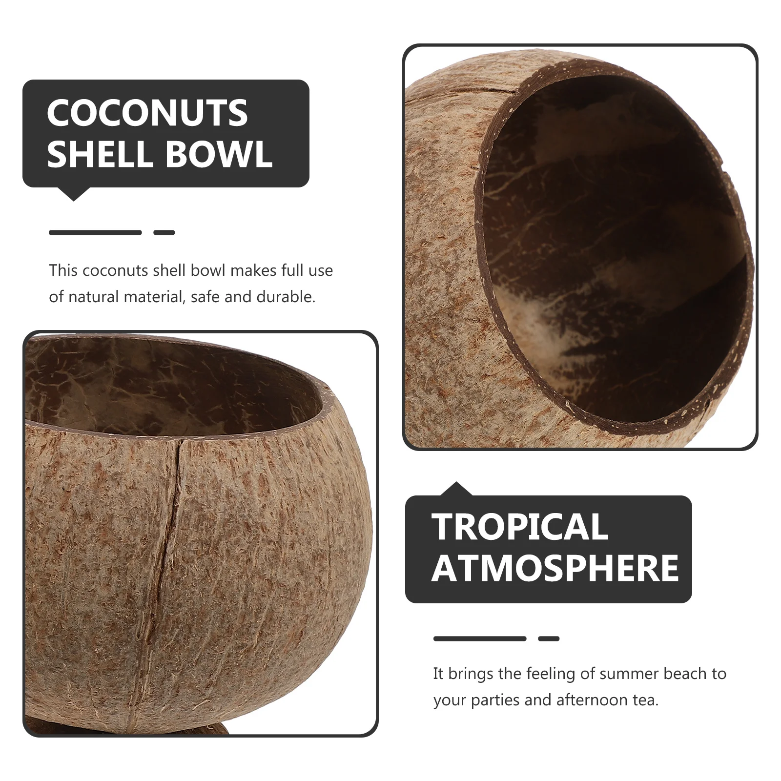 4Pcs Natural Coconuts Shell Bowls Rustic Home Decor Exquisite Food Serving Dish Coconut Cups Coconut Shell Cup
4Pcs Natural Coconuts Shell Bowls Rustic Home Decor Exquisite Food Serving Dish Coconut Cups Coconut Shell Cup