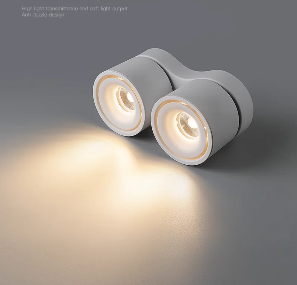 Folding Rotating LED Ceiling Lamp Surface Mounted Downlight Anti Glare COB Spot Light Dimmable For Home Office Store Indoor
Folding Rotating LED Ceiling Lamp Surface Mounted Downlight Anti Glare COB Spot Light Dimmable For Home Office Store Indoor