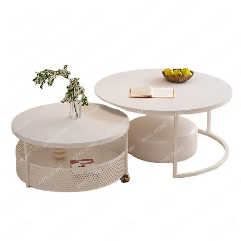Small Apartment Stone Plate Coffee Table Living Room Home Portable Storage Table with Wheels Cream Style Tea Table Furniture
Small Apartment Stone Plate Coffee Table Living Room Home Portable Storage Table with Wheels Cream Style Tea Table Furniture