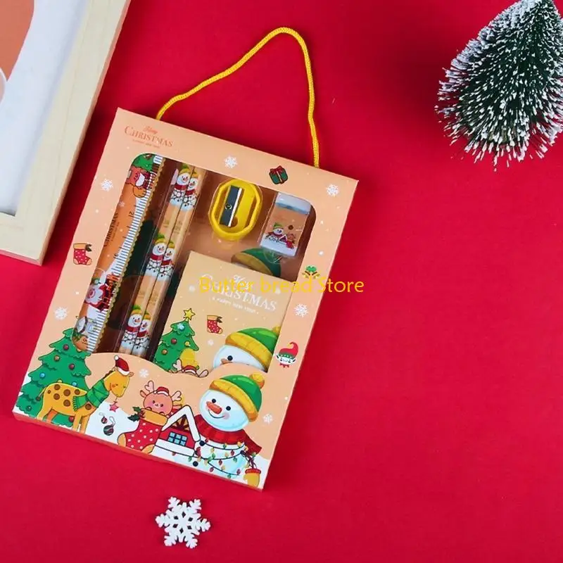 W89C Kids Chrismas Gifts Stationery Kits Christmas Stationery Gift Set Eraser Suite
W89C Kids Chrismas Gifts Stationery Kits Christmas Stationery Gift Set Eraser Suite