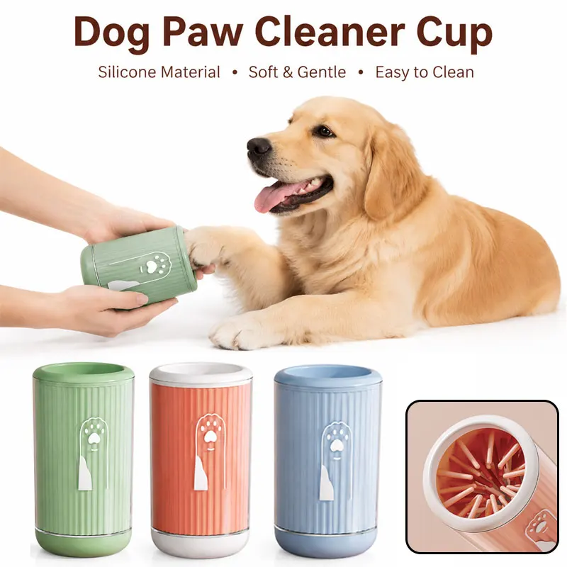 Manual Pet Foot-washing Cup Removable Liner TPR Soft Brush Dogs Cats Paw Cleaner Daily Paw Care Cleaning Tool Pets Accessories
Manual Pet Foot-washing Cup Removable Liner TPR Soft Brush Dogs Cats Paw Cleaner Daily Paw Care Cleaning Tool Pets Accessories