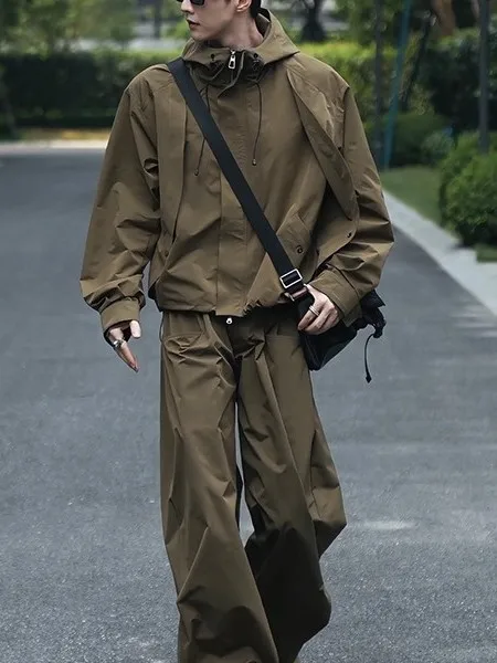 American Retro Workwear Jaet Men's Loose Casual Outerwear Spring Autumn Trendy Brand Windbreaker Coat Couple Sle
American Retro Workwear Jaet Men's Loose Casual Outerwear Spring Autumn Trendy Brand Windbreaker Coat Couple Sle