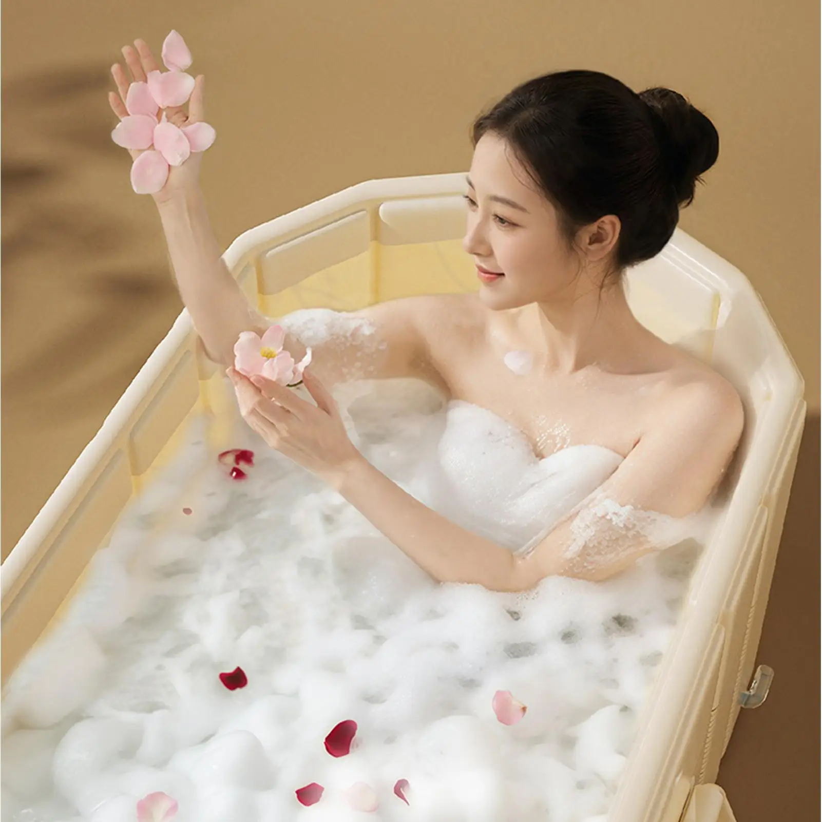 Foldable Bathtub Portable Baby Bath Tub Large Insulation Hot Tub for Baby Adult Sweat Steaming Foot Spa Bath Bucket Bathtubs
Foldable Bathtub Portable Baby Bath Tub Large Insulation Hot Tub for Baby Adult Sweat Steaming Foot Spa Bath Bucket Bathtubs