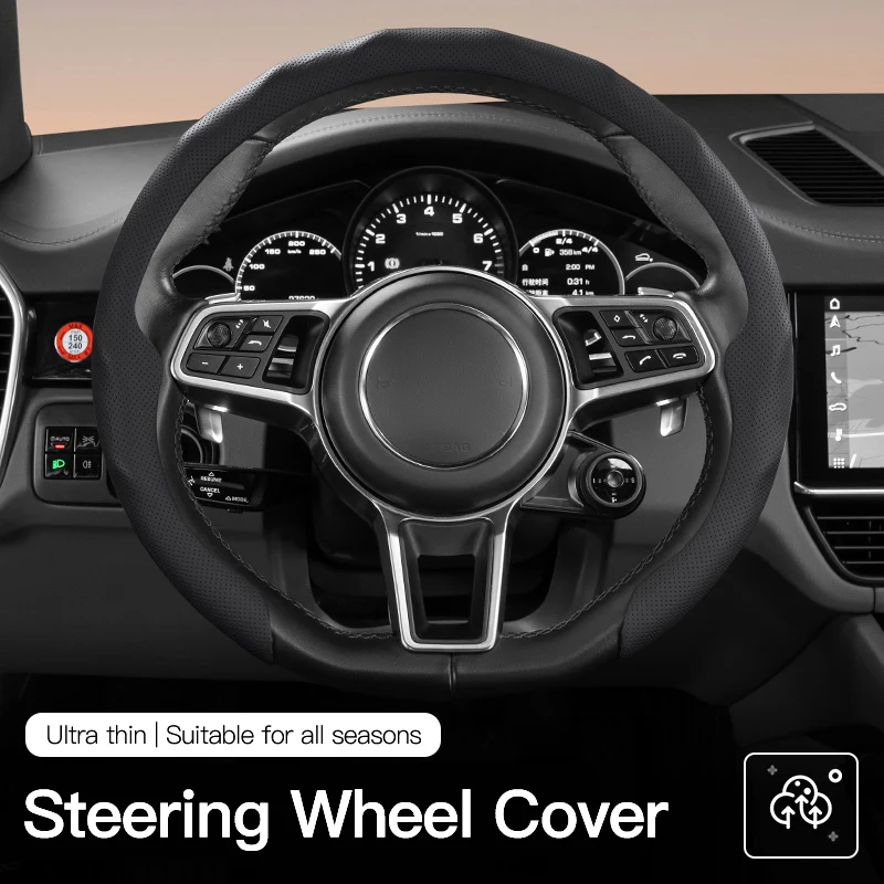 Car Steering Wheel Cover DIY Hand-stitched Soft Black Suede For GAC Aion S S MAX S Plus RT V Y LX UT GE3
Car Steering Wheel Cover DIY Hand-stitched Soft Black Suede For GAC Aion S S MAX S Plus RT V Y LX UT GE3