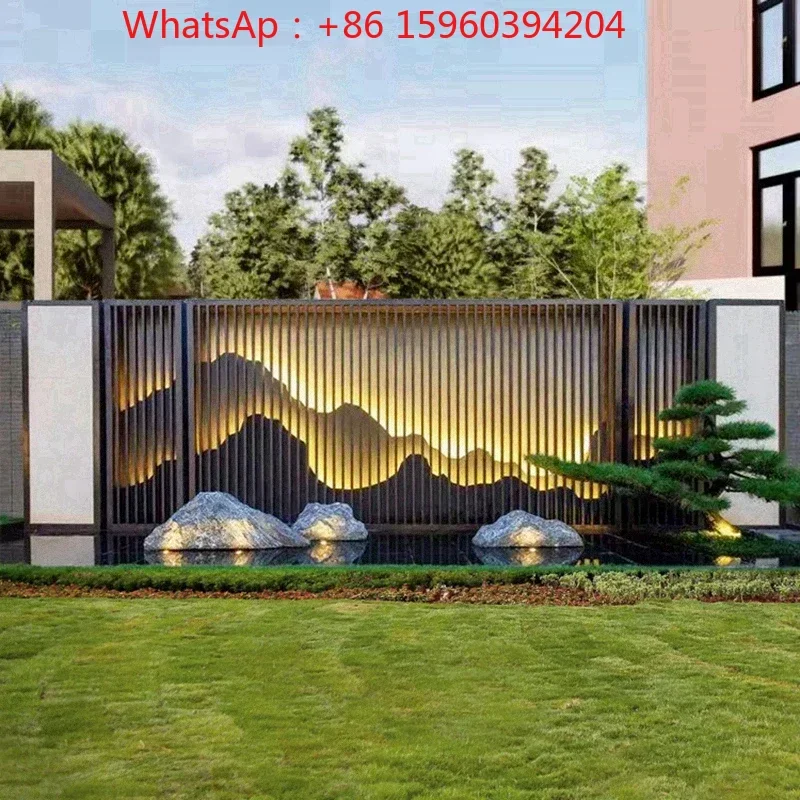 Custom-made stainless steel rockery screen partition porch hollow outdoor villa courtyard hotel metal grille landscape
Custom-made stainless steel rockery screen partition porch hollow outdoor villa courtyard hotel metal grille landscape