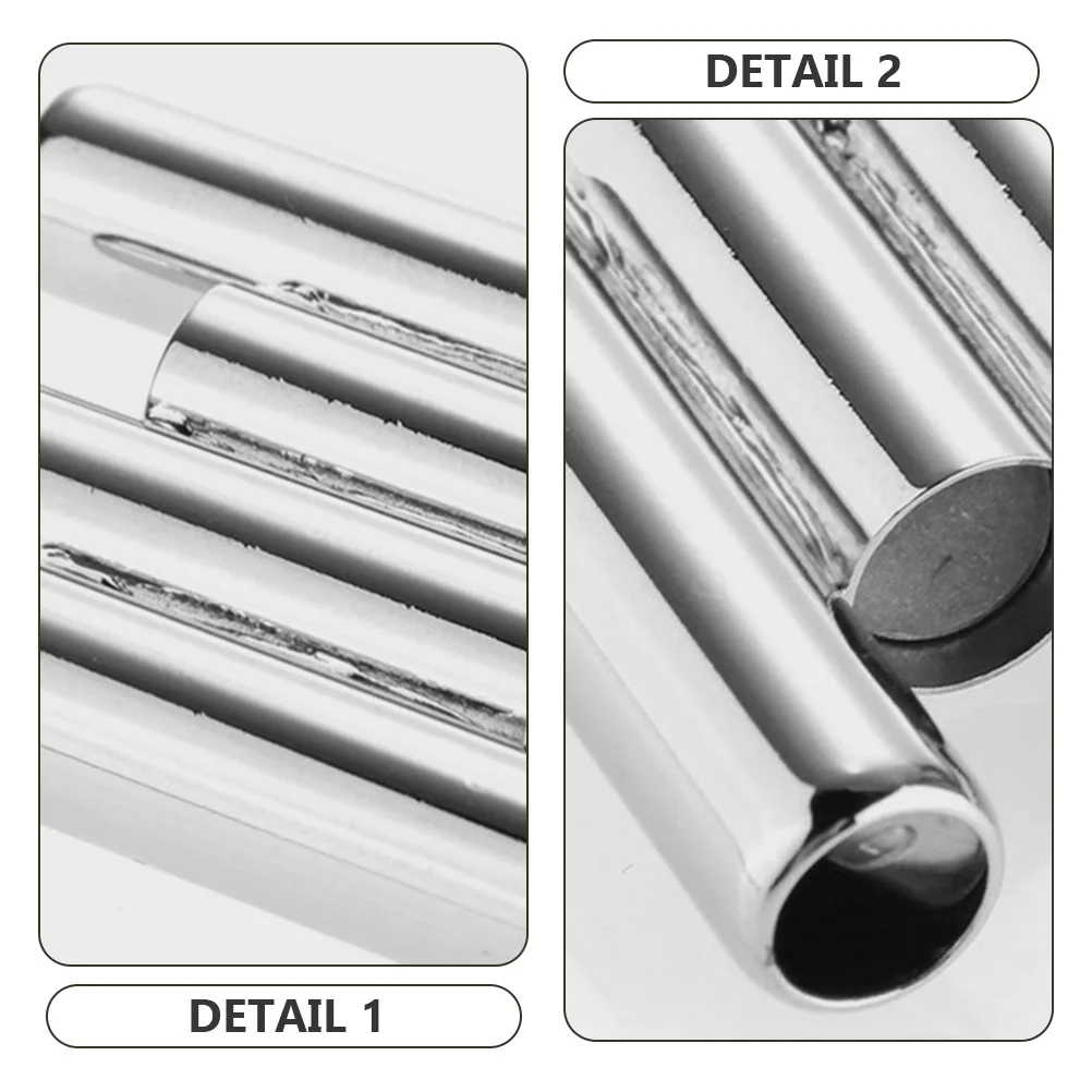 2 Pcs Portable Violin Tuner Pitch Pipe Tuning Silver Stainless Steel Tuners Musical Instruments
2 Pcs Portable Violin Tuner Pitch Pipe Tuning Silver Stainless Steel Tuners Musical Instruments