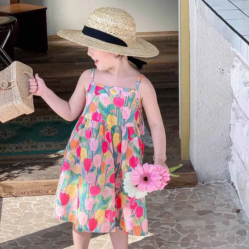 Girls Casual Dresses Floral Print Suspenders Flower Girl Dresses for Weddings Girls Clothes for 3 To 7 Years Flower Girl Dresses
Girls Casual Dresses Floral Print Suspenders Flower Girl Dresses for Weddings Girls Clothes for 3 To 7 Years Flower Girl Dresses
