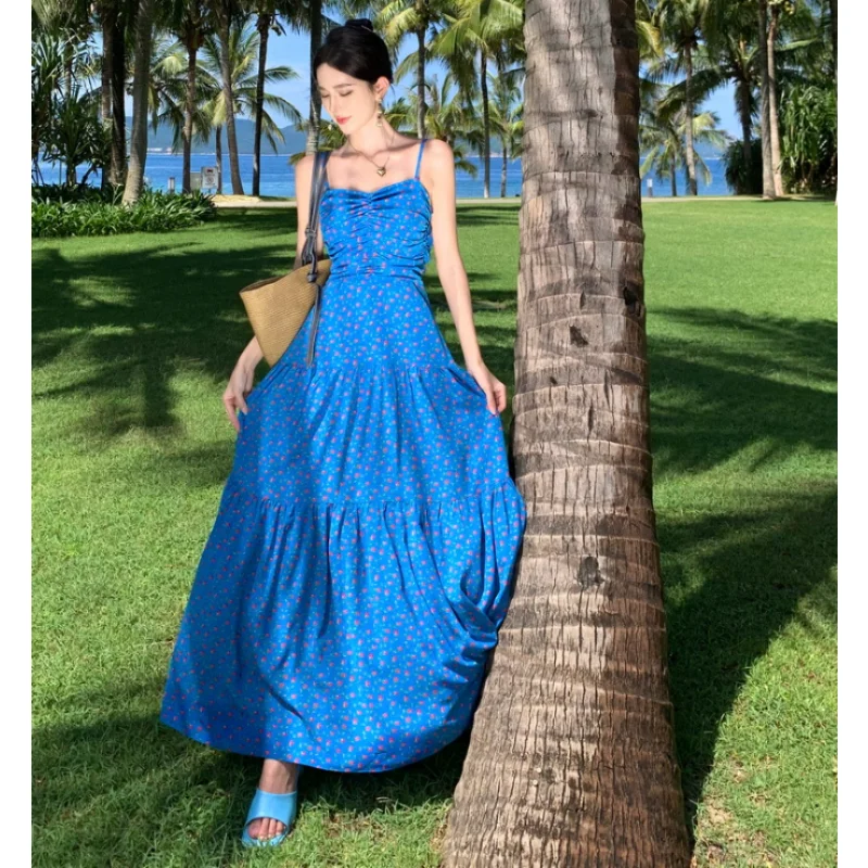 Lace Up Backless Retro Summer Beach Dresses Korean Elegant Ladies Strappy Long Fashion V-Neck Midi Women 2023 New Bow Clothing
Lace Up Backless Retro Summer Beach Dresses Korean Elegant Ladies Strappy Long Fashion V-Neck Midi Women 2023 New Bow Clothing