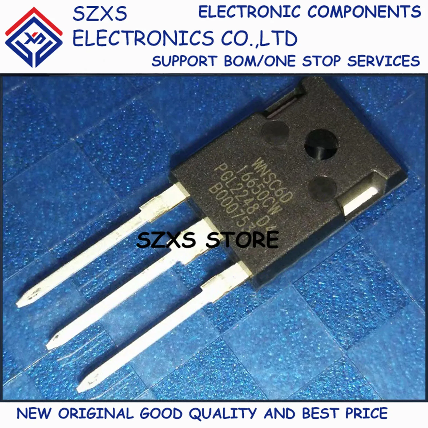 New Original 5Pcs WNSC6D16650CW TO-247 650V 16A Silicon Carbide Diode In Stock Electronic Components Good Quality
New Original 5Pcs WNSC6D16650CW TO-247 650V 16A Silicon Carbide Diode In Stock Electronic Components Good Quality
