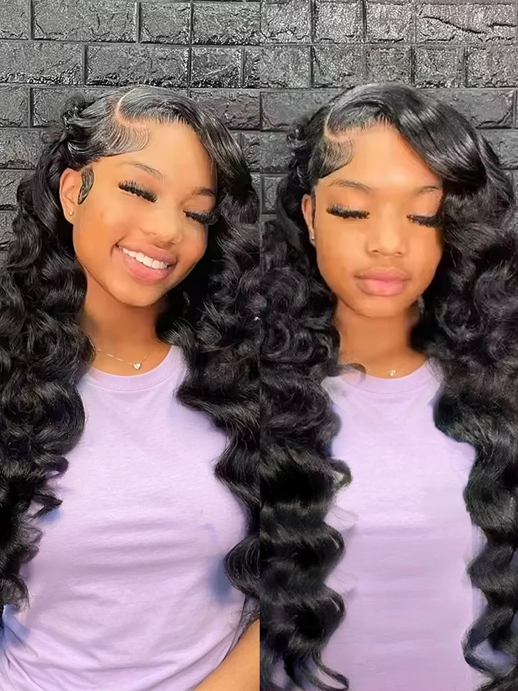 13x6 HD Transparent Lace Frontal Wig Loose Deep Wave Human Hair 250% Density Brazilian 13x4 Curly Wigs For Women 30 44 Inches
13x6 HD Transparent Lace Frontal Wig Loose Deep Wave Human Hair 250% Density Brazilian 13x4 Curly Wigs For Women 30 44 Inches