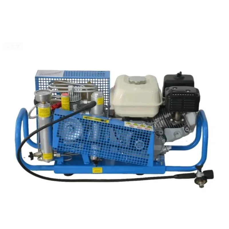 Fast Filling Petrol Engine 200-300Bar High Pressure Breathing Air Compressors Pump For Firefighting/diving/PCP/Mountaineering