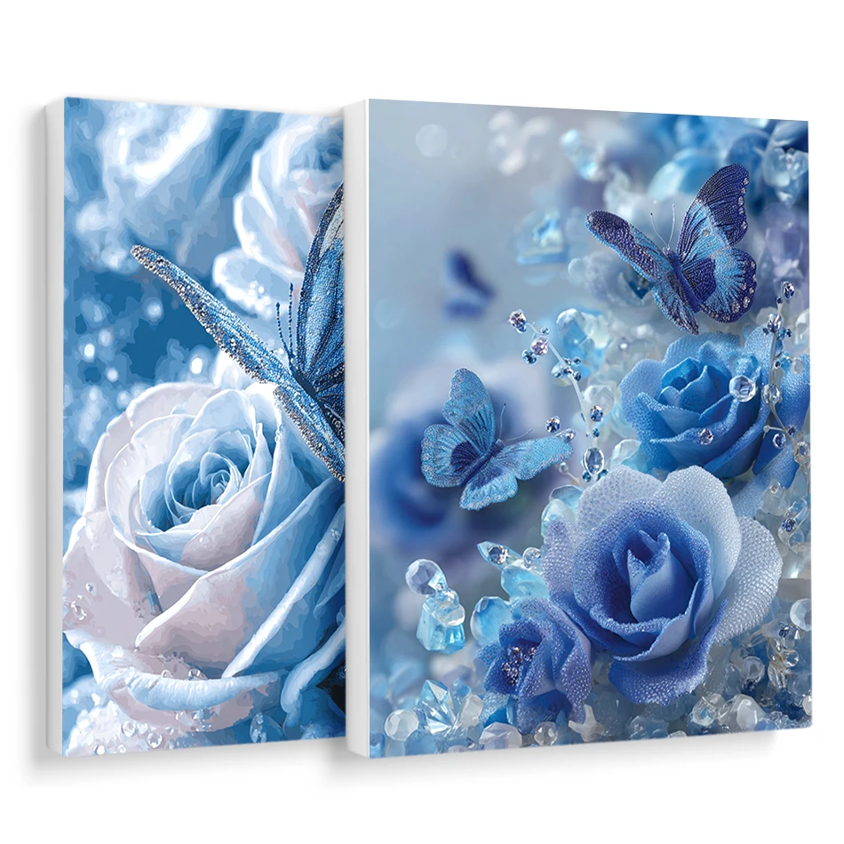 RUOPOTY Painting By Numbers On Canvas For Beginner blue rose Flowers Drawing By Numbers Oil Art Framed Wall Art Modern Crafts
RUOPOTY Painting By Numbers On Canvas For Beginner blue rose Flowers Drawing By Numbers Oil Art Framed Wall Art Modern Crafts