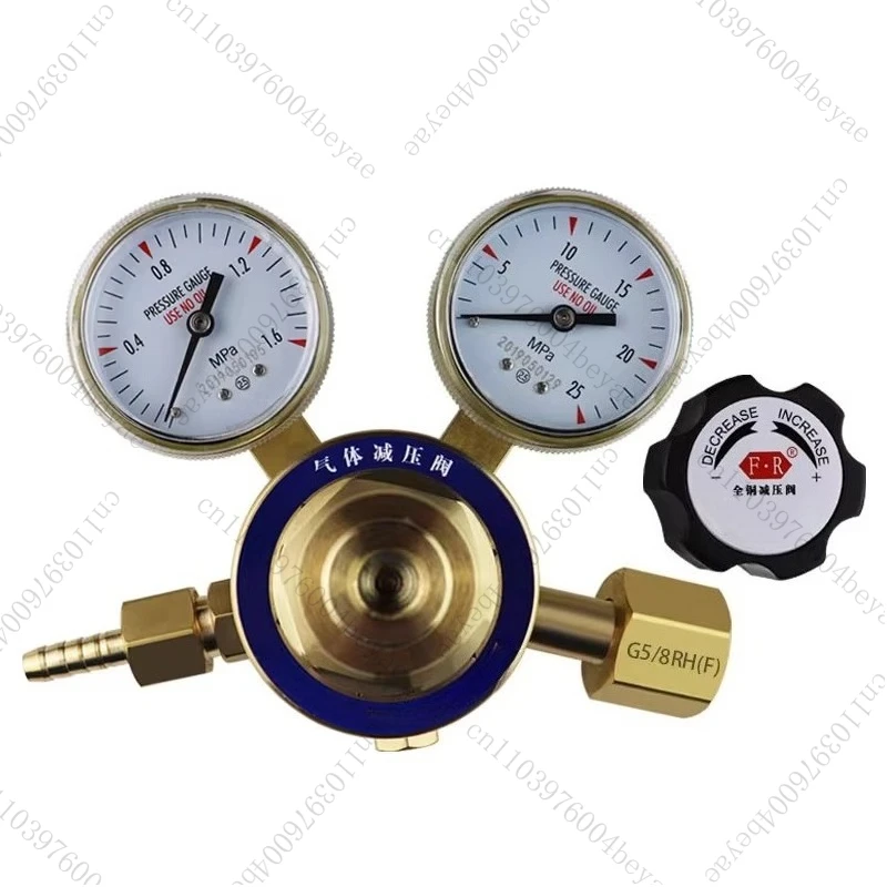 All copper gas pressure reducing valve 40 liters L cylinder brass oxygen pressure reducing pressure gauge 25Mpa
All copper gas pressure reducing valve 40 liters L cylinder brass oxygen pressure reducing pressure gauge 25Mpa