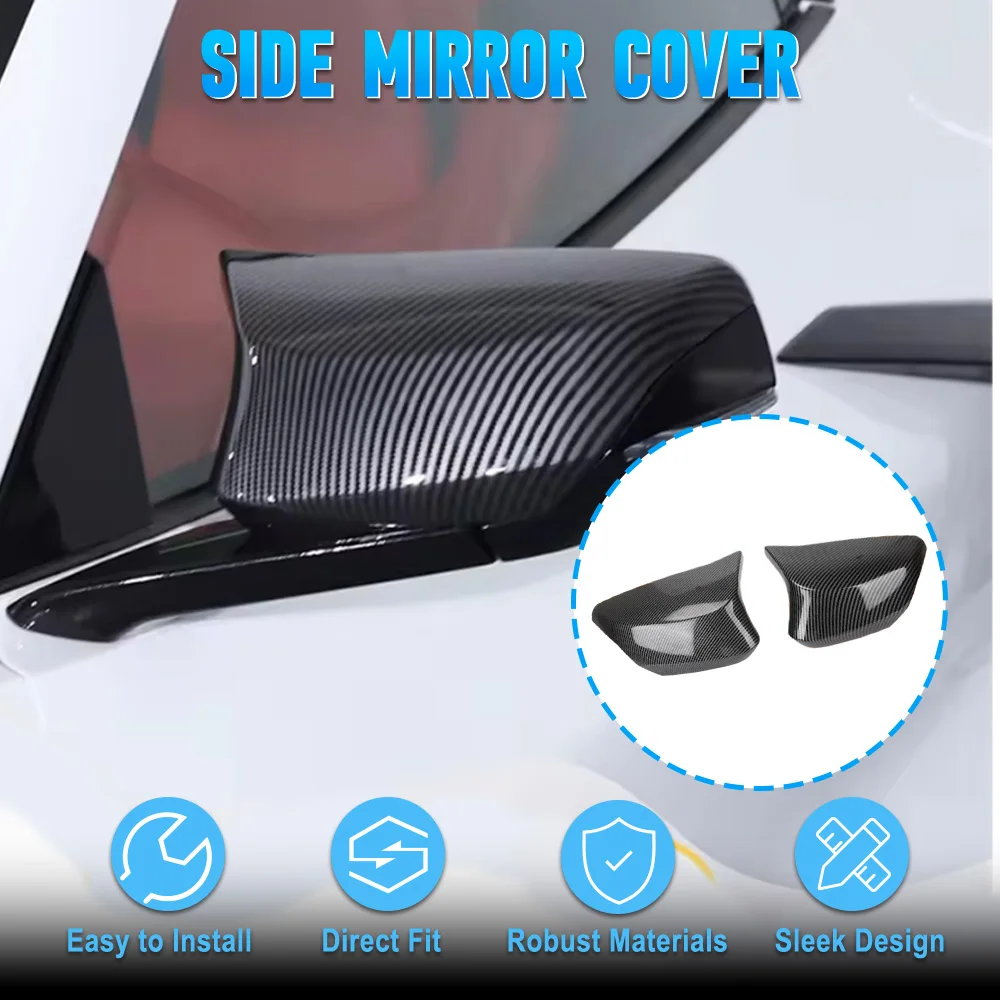 For Chevrolet Corvette C8 Z51 Z06 2020 2021 2022 2023 2Pcs Car Side Door Wing Rearview Mirror Cover Caps Carbon Fiber Black
For Chevrolet Corvette C8 Z51 Z06 2020 2021 2022 2023 2Pcs Car Side Door Wing Rearview Mirror Cover Caps Carbon Fiber Black