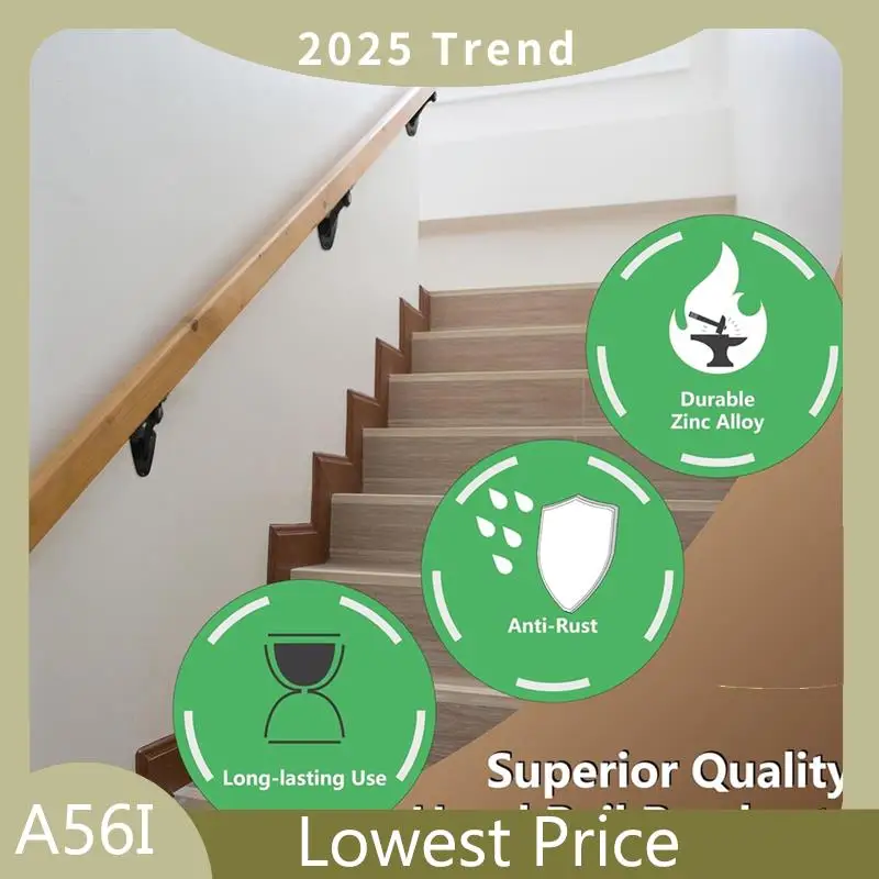 A56I Top Hand Rail Brackets For Stairs- 6 Pcs Handrail Brackets For Indoor Stairs Or Outdoor Stairs Support,Hand Railing Bracket
A56I Top Hand Rail Brackets For Stairs- 6 Pcs Handrail Brackets For Indoor Stairs Or Outdoor Stairs Support,Hand Railing Bracket