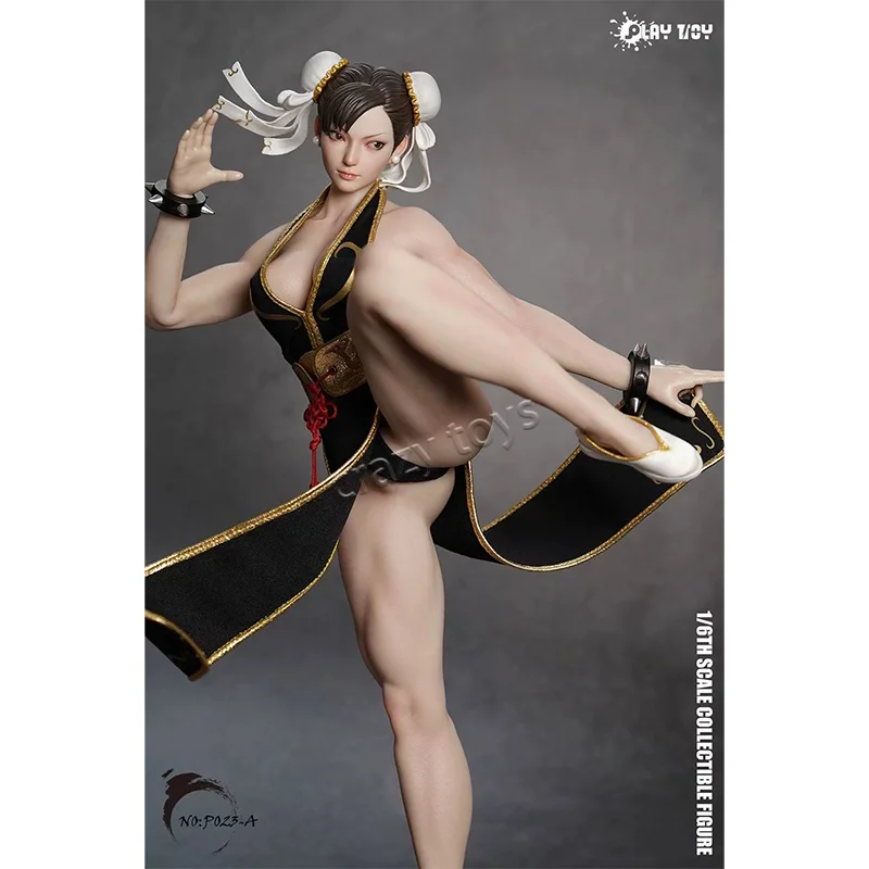 Original PLAY TOY P023A P023B Fighting Goddess Chun Li 2.0 Black Cheongsam Blue Cheongsam In Stock Anime Action Model Toys
Original PLAY TOY P023A P023B Fighting Goddess Chun Li 2.0 Black Cheongsam Blue Cheongsam In Stock Anime Action Model Toys