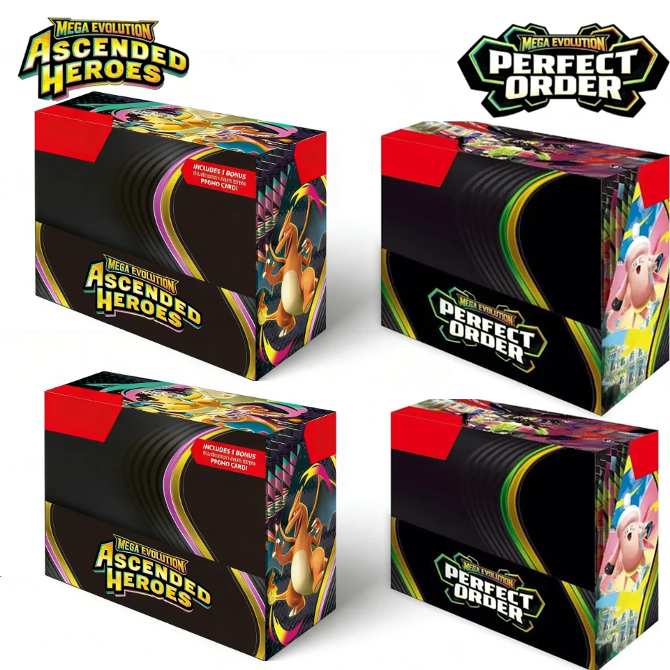 NEW 10PCS-360Pcs Pokemon Card Mega Evolution PERFECT ORDER Ascended Heroes@-@ Phantasmal Flames English Booster Battle
NEW 10PCS-360Pcs Pokemon Card Mega Evolution PERFECT ORDER Ascended Heroes@-@ Phantasmal Flames English Booster Battle