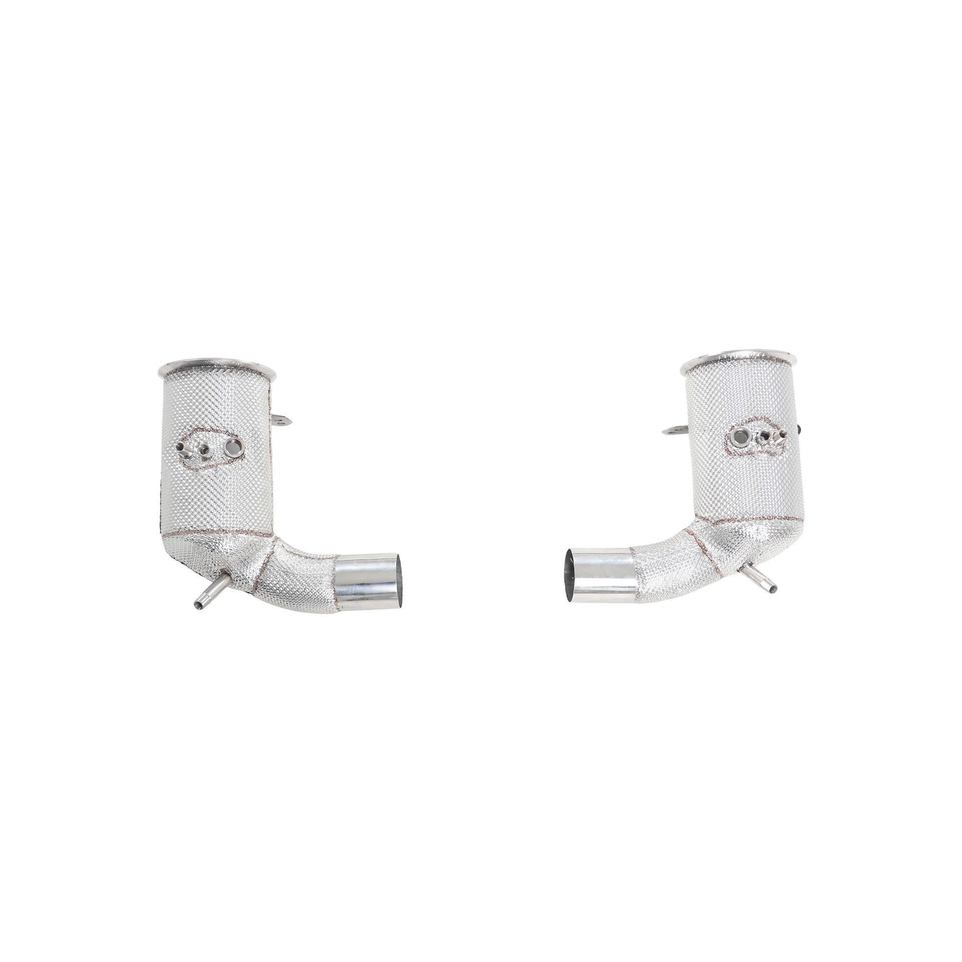 YT Automotive Exhaust System Catted Downpipe with Heat Shield SS304 Mirror Polished 1.5mm Thickness for Porsche 992 3.0T
YT Automotive Exhaust System Catted Downpipe with Heat Shield SS304 Mirror Polished 1.5mm Thickness for Porsche 992 3.0T