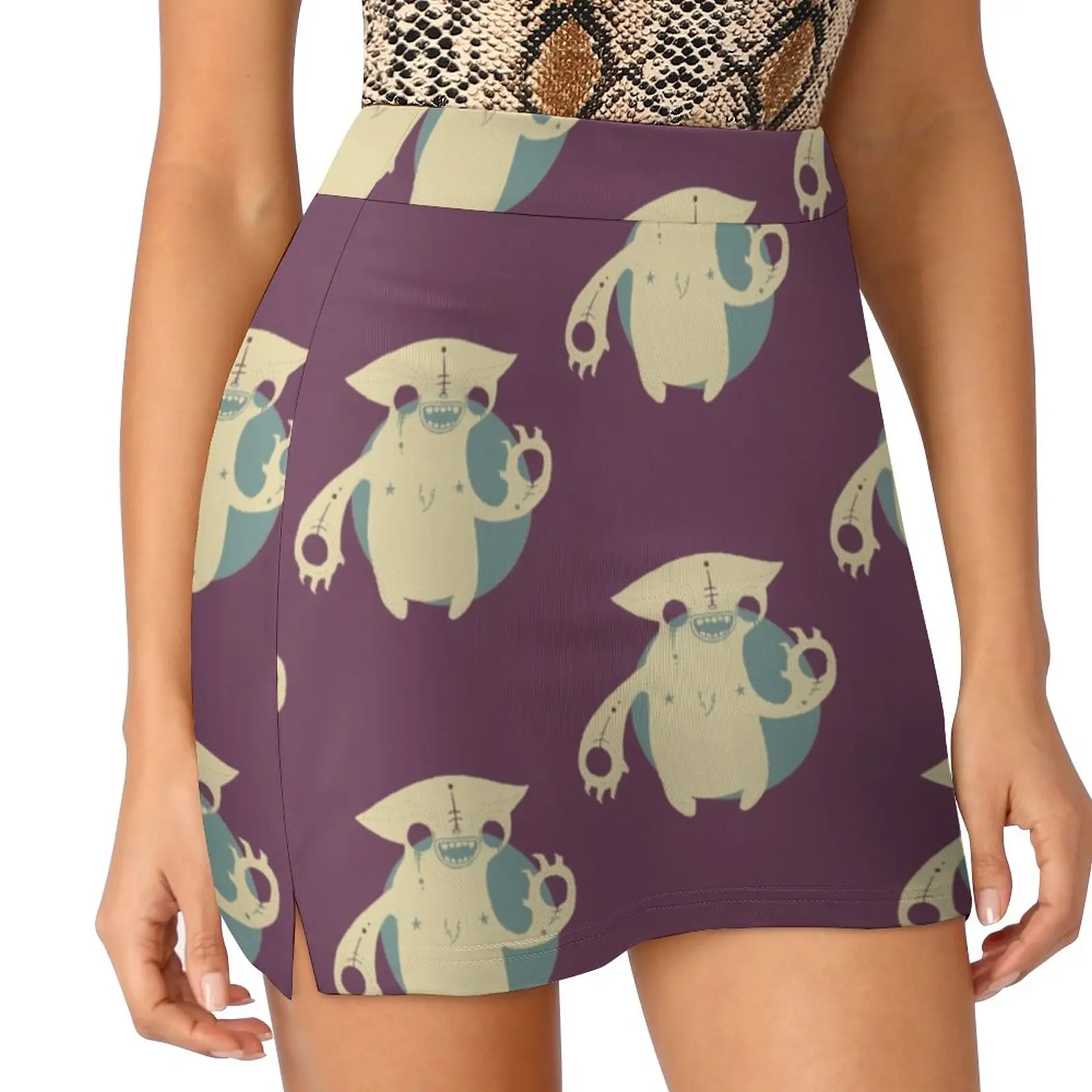 Monster Cat Women's skirt Sport Skort Skirt With Pocket Fashion Korean Style Skirt 4Xl Skirts Cat Monster Cute Striking Quirky
Monster Cat Women's skirt Sport Skort Skirt With Pocket Fashion Korean Style Skirt 4Xl Skirts Cat Monster Cute Striking Quirky