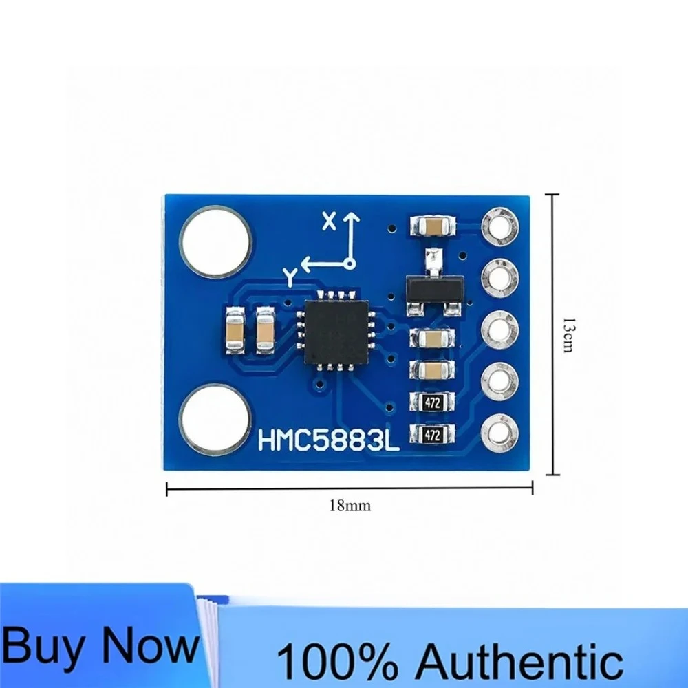 GY-271 HMC5883L 3V-5V Three 3 Triple Axis Magnetic Field Compass Magnetometer Sensor Module for Arduino IIC Board
GY-271 HMC5883L 3V-5V Three 3 Triple Axis Magnetic Field Compass Magnetometer Sensor Module for Arduino IIC Board