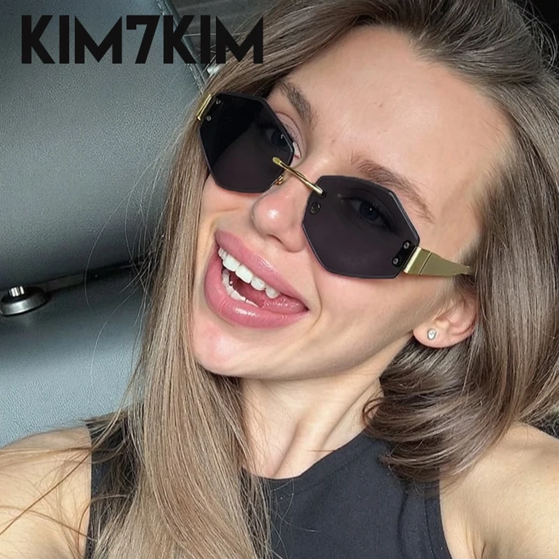 Small Frame Rimless Polygon Sunglasses Women 2025 Luxury Punk Hexagon Sun Glasses For Ladies Vintage Shades Trendy Eyewear UV400
Small Frame Rimless Polygon Sunglasses Women 2025 Luxury Punk Hexagon Sun Glasses For Ladies Vintage Shades Trendy Eyewear UV400