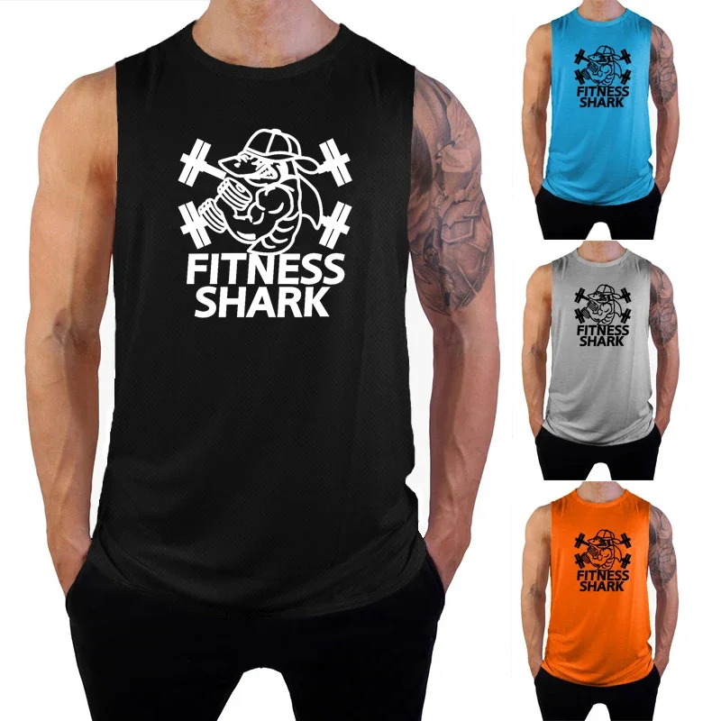 Мужской жилет для бега, спортивная одежда, мужские майки для фитнеса, летняя быстросохнущая футболка без рукавов, спортивная одежда для бодибилдинга, сетчатые майки
Мужской жилет для бега, спортивная одежда, мужские майки для фитнеса, летняя быстросохнущая футболка без рукавов, спортивная одежда для бодибилдинга, сетчатые майки