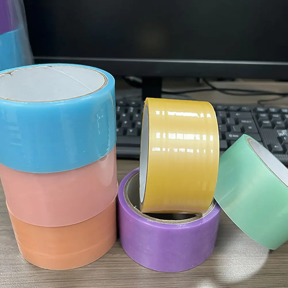 6 Rolls Colored Adhesive Tapes DIY Sticky Ball Tapes Stress Relief Fidget Tools Safe Materials Colored Tape
6 Rolls Colored Adhesive Tapes DIY Sticky Ball Tapes Stress Relief Fidget Tools Safe Materials Colored Tape