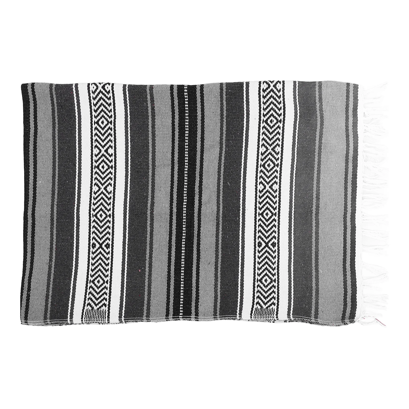 Jacquard Yoga Mat Thick Soft Vibrant Mexican Blanket Woven Sofa Throw Grey Multifunction Polyester Cotton Blend
Jacquard Yoga Mat Thick Soft Vibrant Mexican Blanket Woven Sofa Throw Grey Multifunction Polyester Cotton Blend