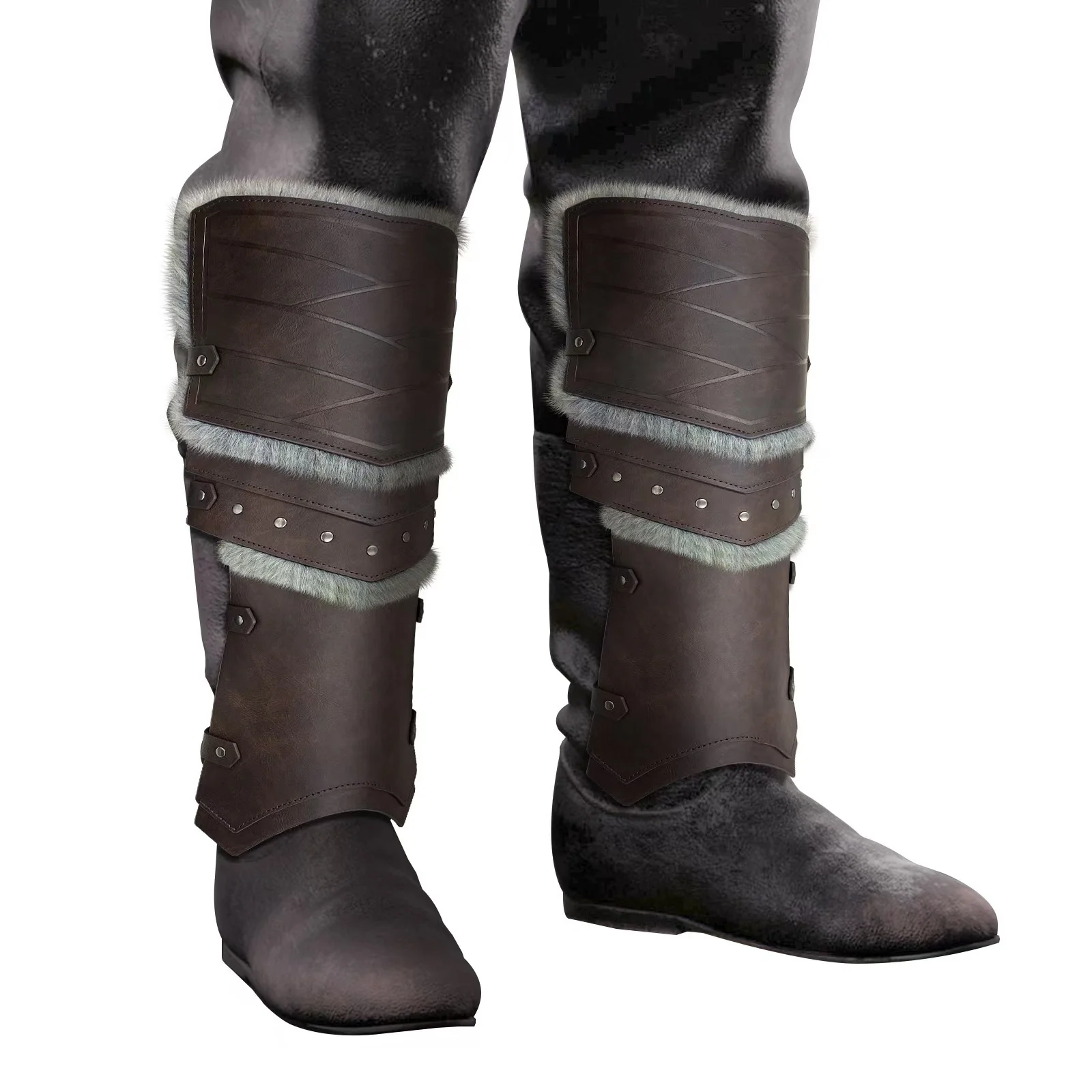Medieval Armor Faux Leather Barbarian Leg Gaiters Vintage Middle Ages Knight Leg Armor Renaissance Armor Viking Leather Leg Armo
Medieval Armor Faux Leather Barbarian Leg Gaiters Vintage Middle Ages Knight Leg Armor Renaissance Armor Viking Leather Leg Armo