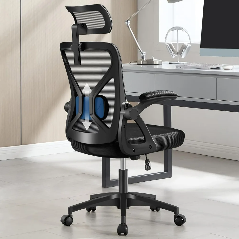 Black Ergonomic Office Chair 400 Lbs High Back Mesh Computer Chair Adjustable Lumbar Support Headrest For Home Office
Black Ergonomic Office Chair 400 Lbs High Back Mesh Computer Chair Adjustable Lumbar Support Headrest For Home Office
