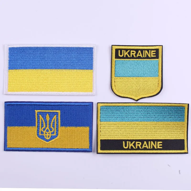 Ukraine Flag Patch Iron on Ukrainian National Emblem Embroidered Patches for Clothing Thermoadhesive Stickers Shoulder Badges
Ukraine Flag Patch Iron on Ukrainian National Emblem Embroidered Patches for Clothing Thermoadhesive Stickers Shoulder Badges