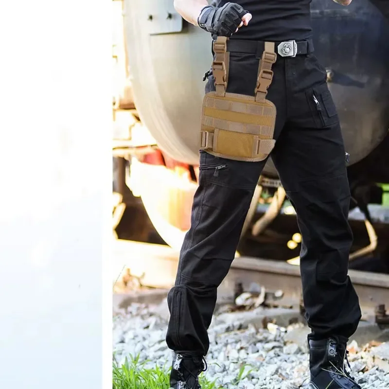 Тактическая платформа с откидной ногой, панель для уличной охоты, адаптер с быстроразъемной пряжкой, регулируемый ремень и ремни на бедрах
Тактическая платформа с откидной ногой, панель для уличной охоты, адаптер с быстроразъемной пряжкой, регулируемый ремень и ремни на бедрах